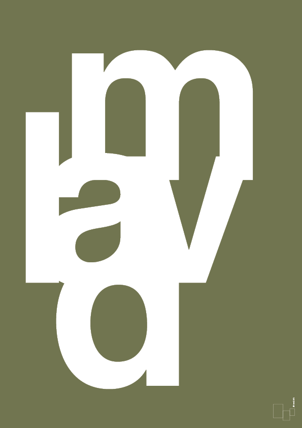 plakat: lav mad - secret meadow-Retro-A1two3
