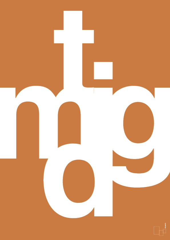 plakat: mig tid - rumba orange-Retro-A1two3