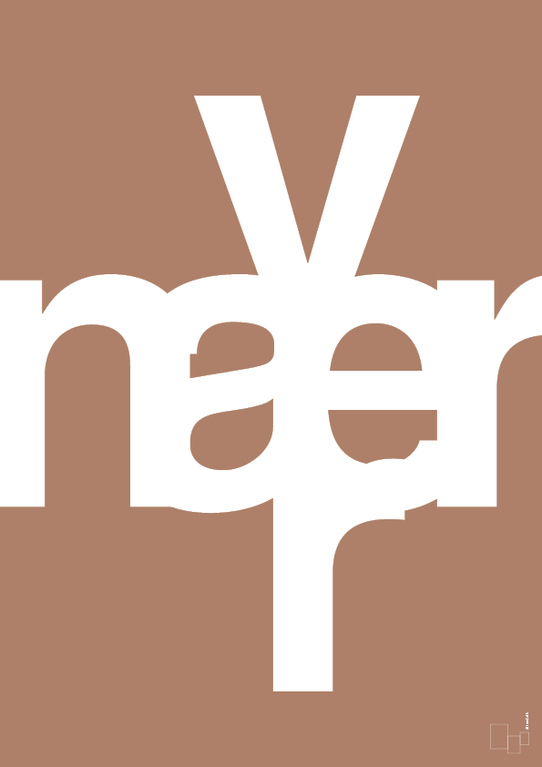 plakat: nær vær - cider spice-Retro-A1two3