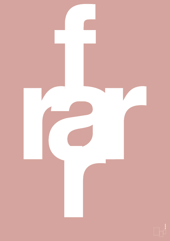 plakat: rar far - bubble shell-Retro-A1two3
