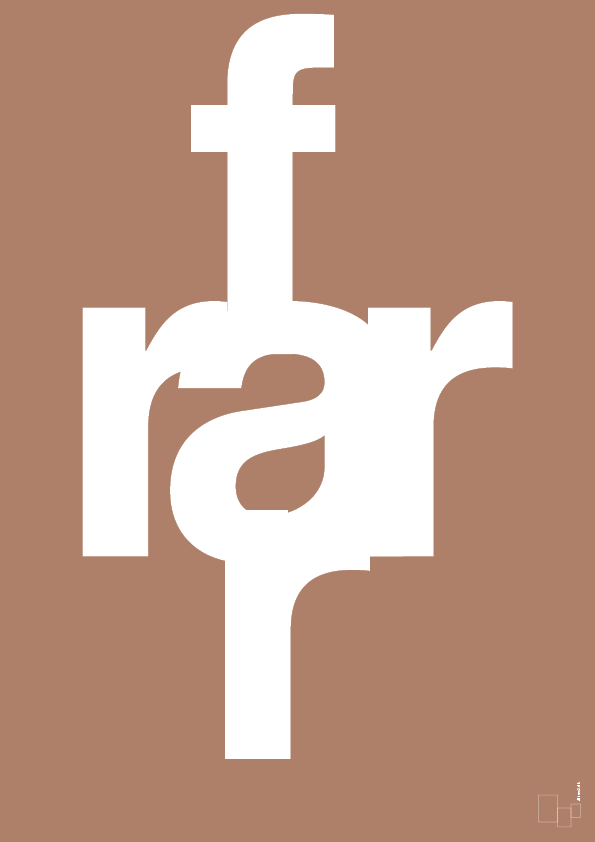 plakat: rar far - cider spice-Retro-A1two3