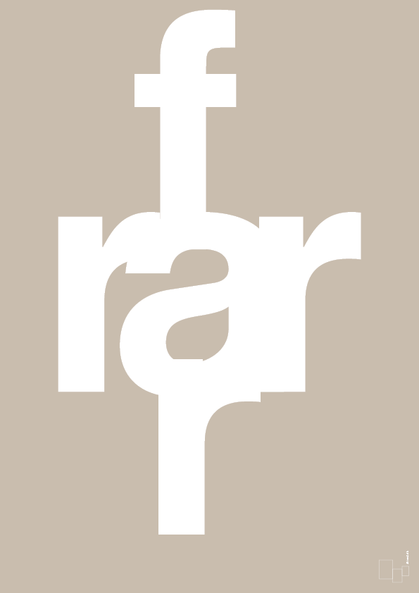plakat: rar far - creamy mushroom-Retro-A1two3