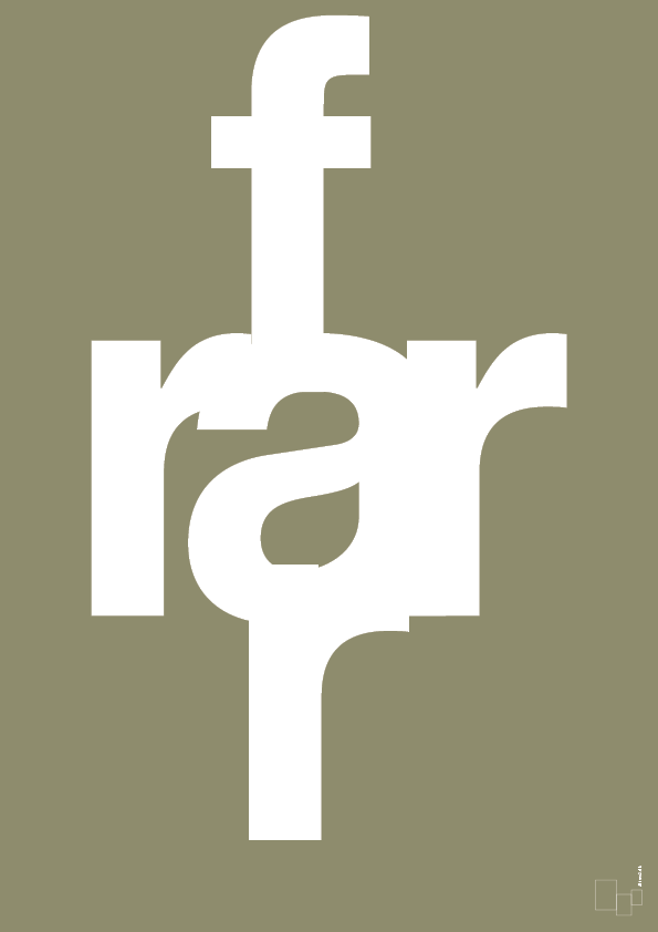 plakat: rar far - misty forrest-Retro-A1two3