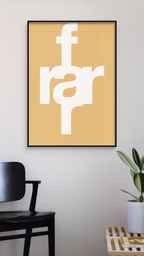 plakat: rar far - heavenly blue-Retro-A1two3