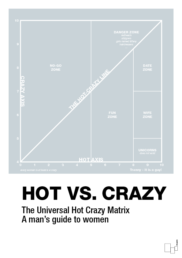 plakat: hot crazy matrix - light drizzle-Charts-A1two3