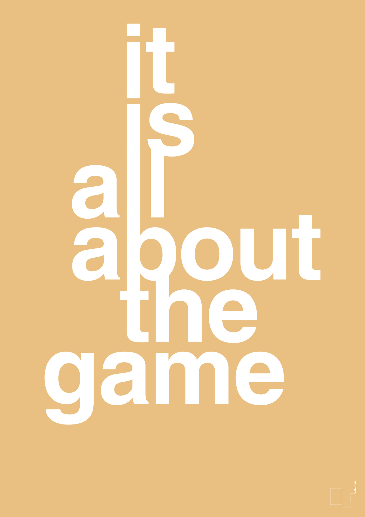 plakat: it is all about the game - charismatic-Gaming-A1two3