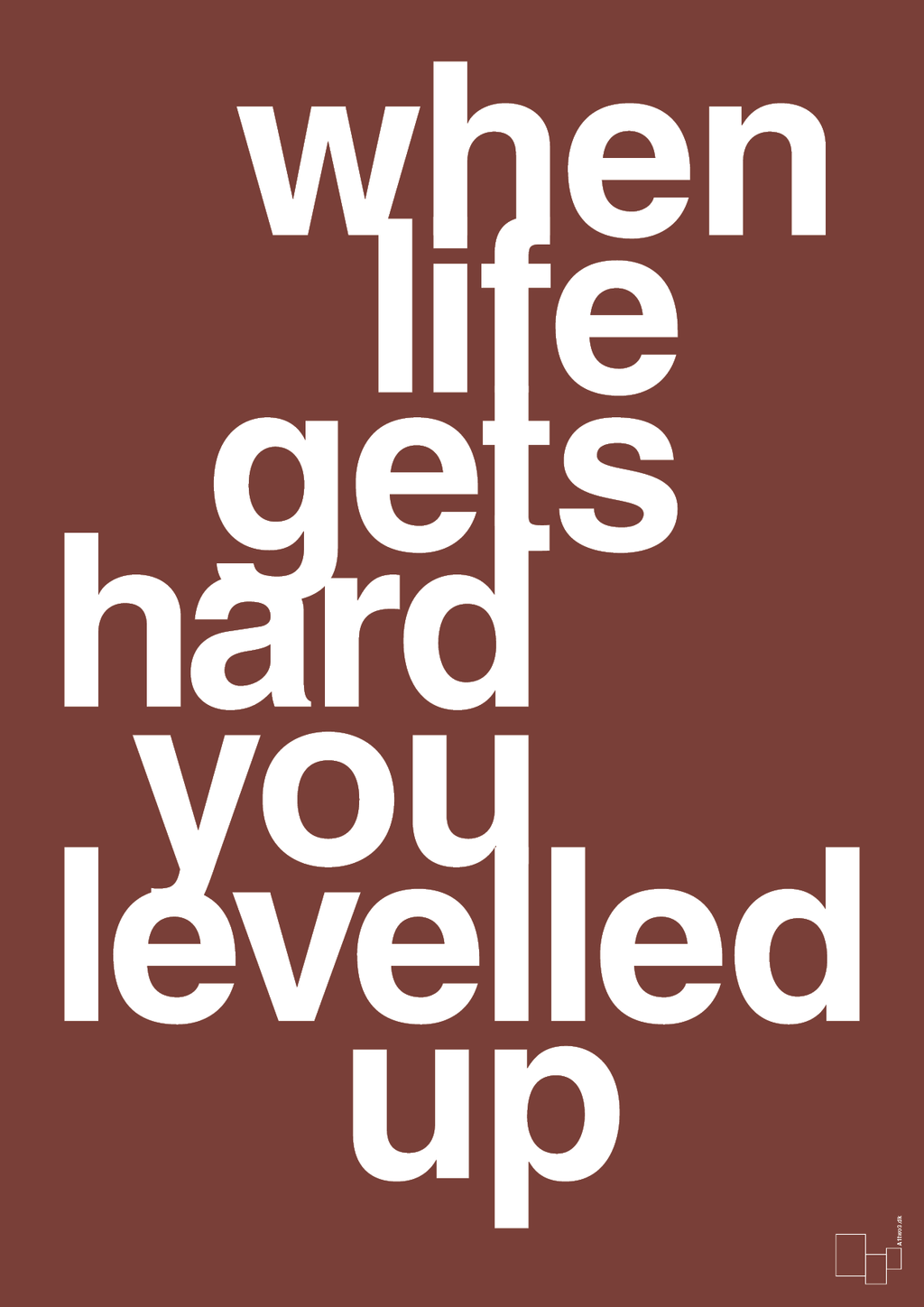 plakat: when life gets hard - red pepper-Gaming-A1two3