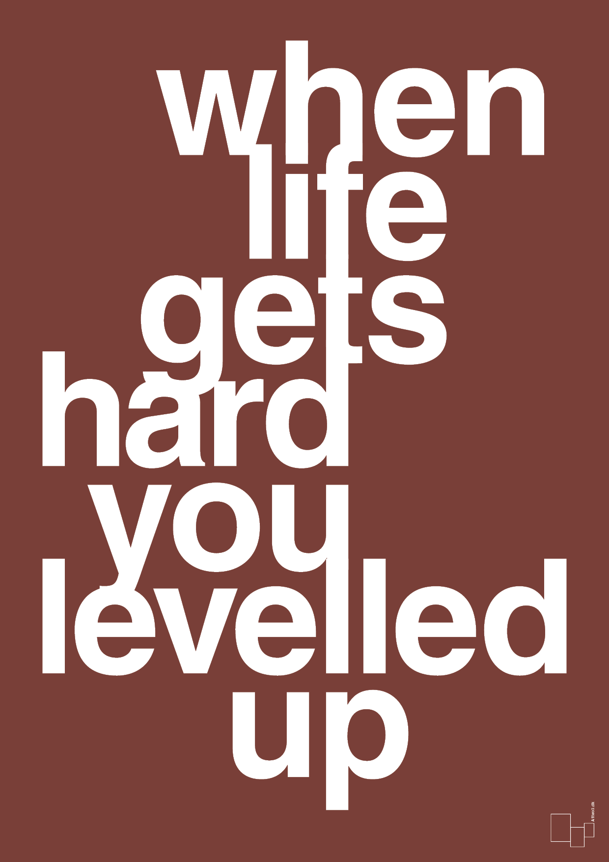 plakat: when life gets hard - red pepper-Gaming-A1two3