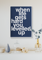 plakat: when life gets hard - red pepper-Gaming-A1two3