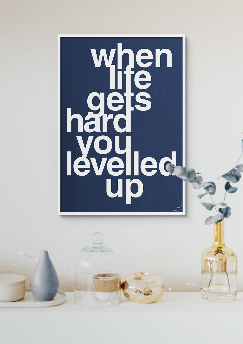 plakat: when life gets hard - cider spice-Gaming-A1two3