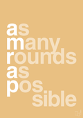 plakat: amrap - charismatic-Fitness-A1two3