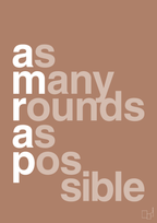 plakat: amrap - cider spice-Fitness-A1two3
