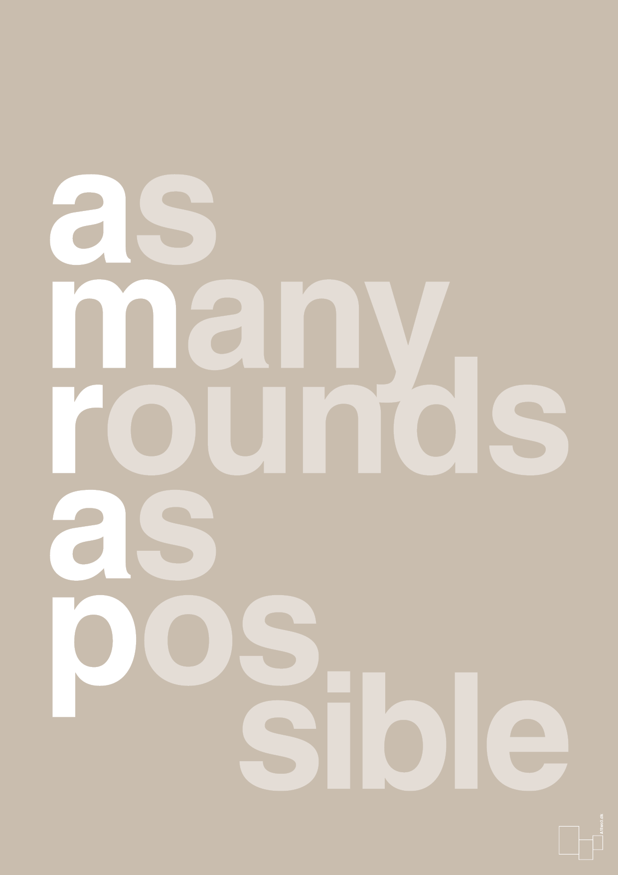 plakat: amrap - creamy mushroom-Fitness-A1two3
