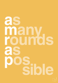 plakat: amrap - honeycomb-Fitness-A1two3