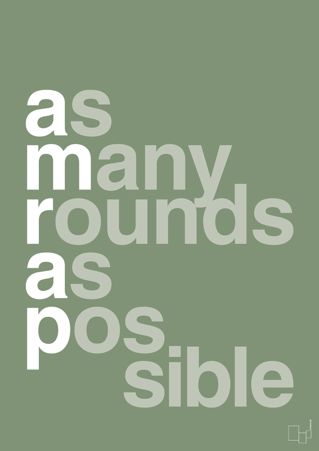 plakat: amrap - jade-Fitness-A1two3