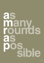 plakat: amrap - misty forrest-Fitness-A1two3