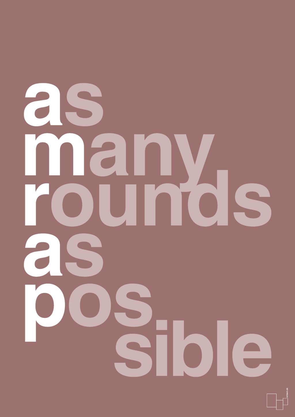 plakat: amrap - plum-Fitness-A1two3
