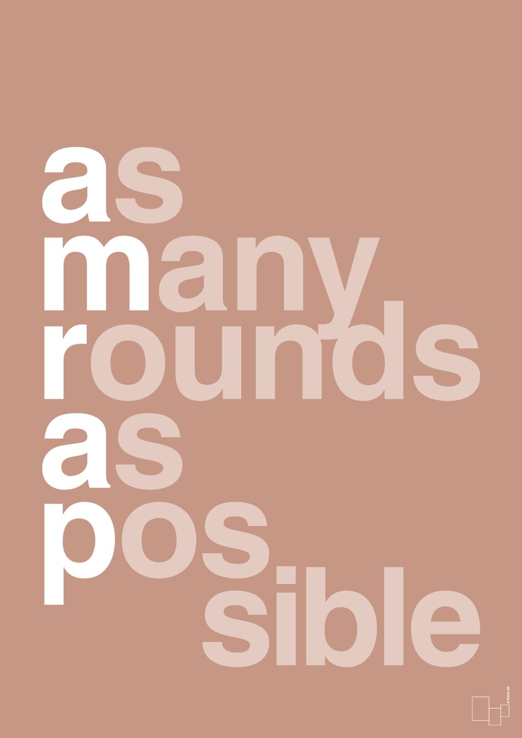 plakat: amrap - powder-Fitness-A1two3