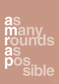 plakat: amrap - powder-Fitness-A1two3