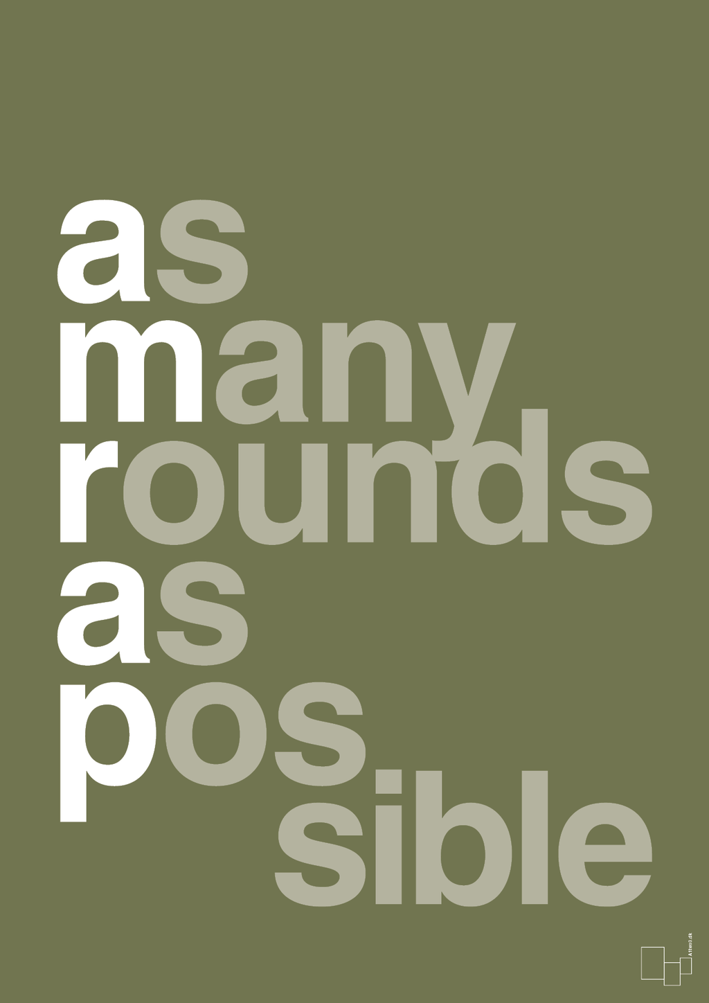 plakat: amrap - secret meadow-Fitness-A1two3
