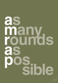 plakat: amrap - secret meadow-Fitness-A1two3