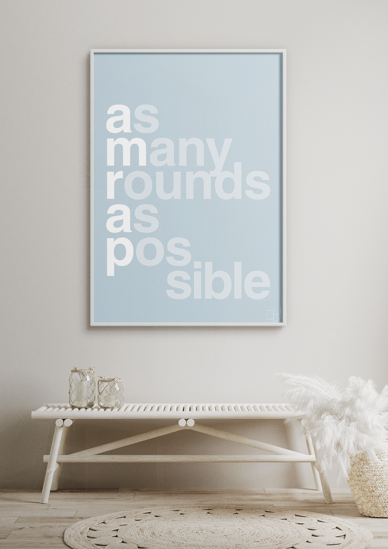 plakat: amrap - light drizzle-Fitness-A1two3