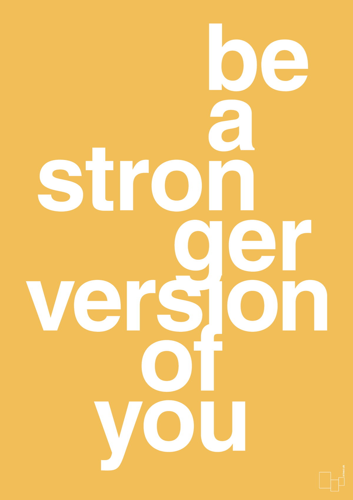plakat: be a stronger version of you - honeycomb-Fitness-A1two3
