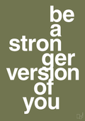 plakat: be a stronger version of you - secret meadow-Fitness-A1two3