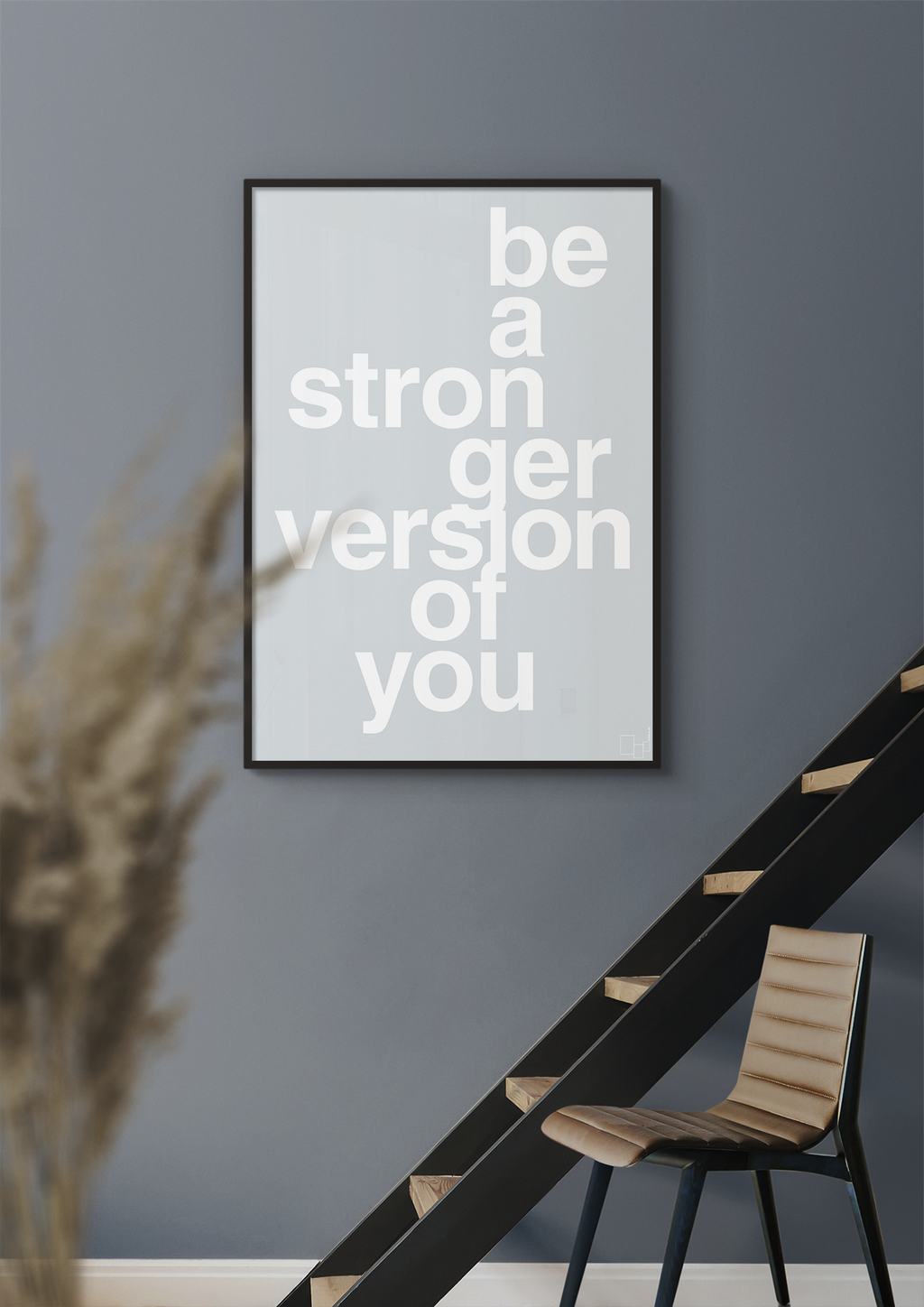 plakat: be a stronger version of you - cognac-Fitness-A1two3