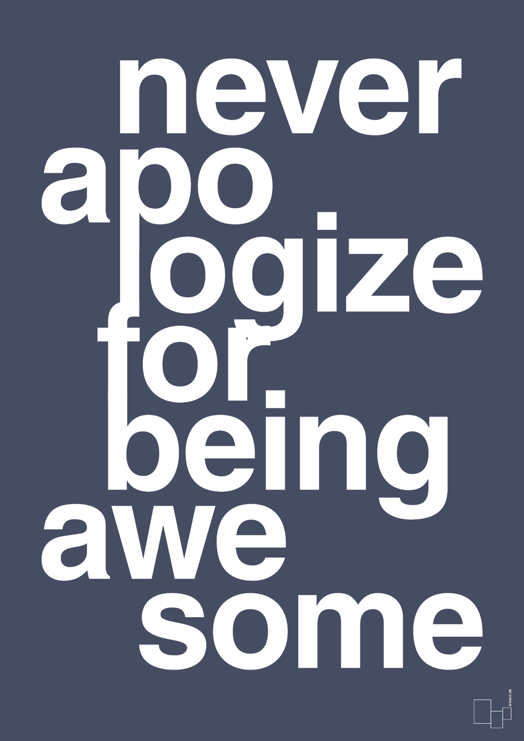 Never apologize for being awesome - petrol-Fitness-A1two3