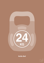 plakat: kettle bell 24 kg - cider spice-Fitness-A1two3