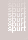 plakat: spurt - broken beige-Retro-A1two3