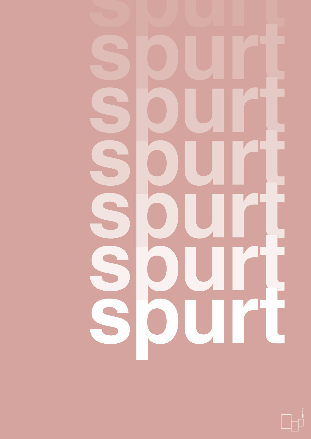 plakat: spurt - bubble shell-Retro-A1two3