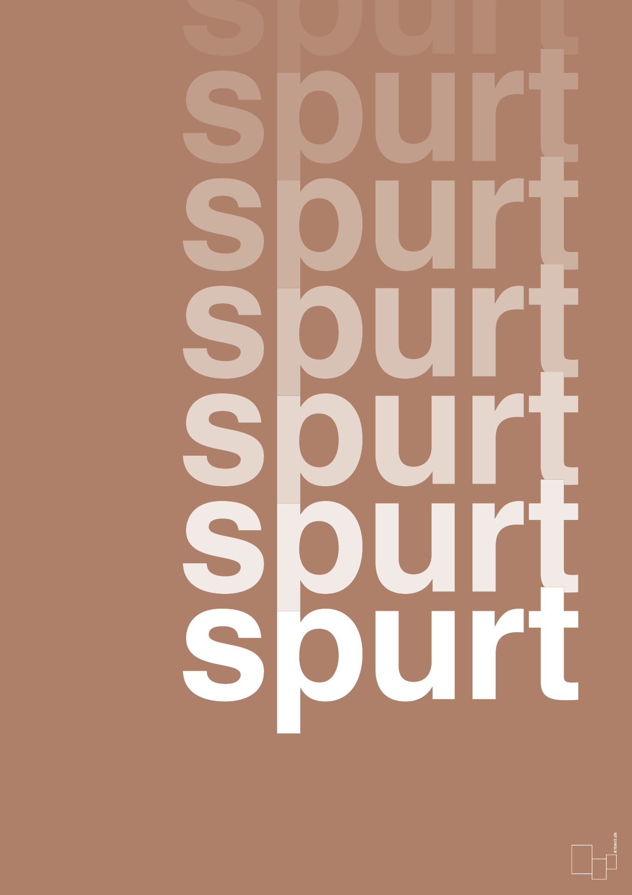 plakat: spurt - cider spice-Retro-A1two3