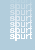 plakat: spurt - heavenly blue-Retro-A1two3