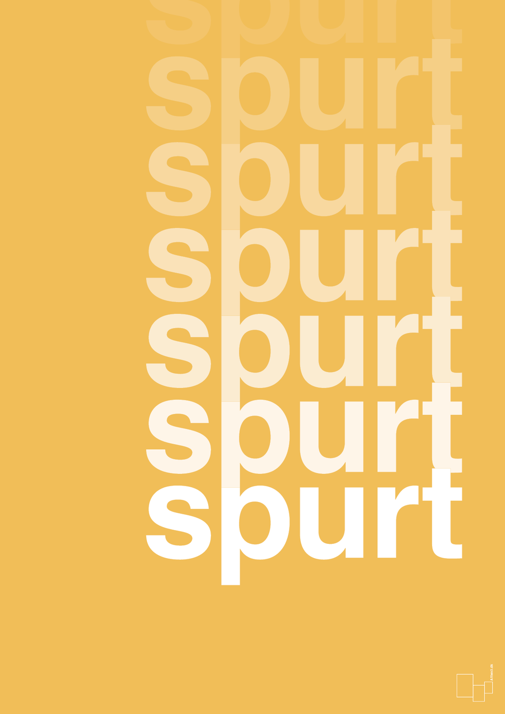 plakat: spurt - honeycomb-Retro-A1two3