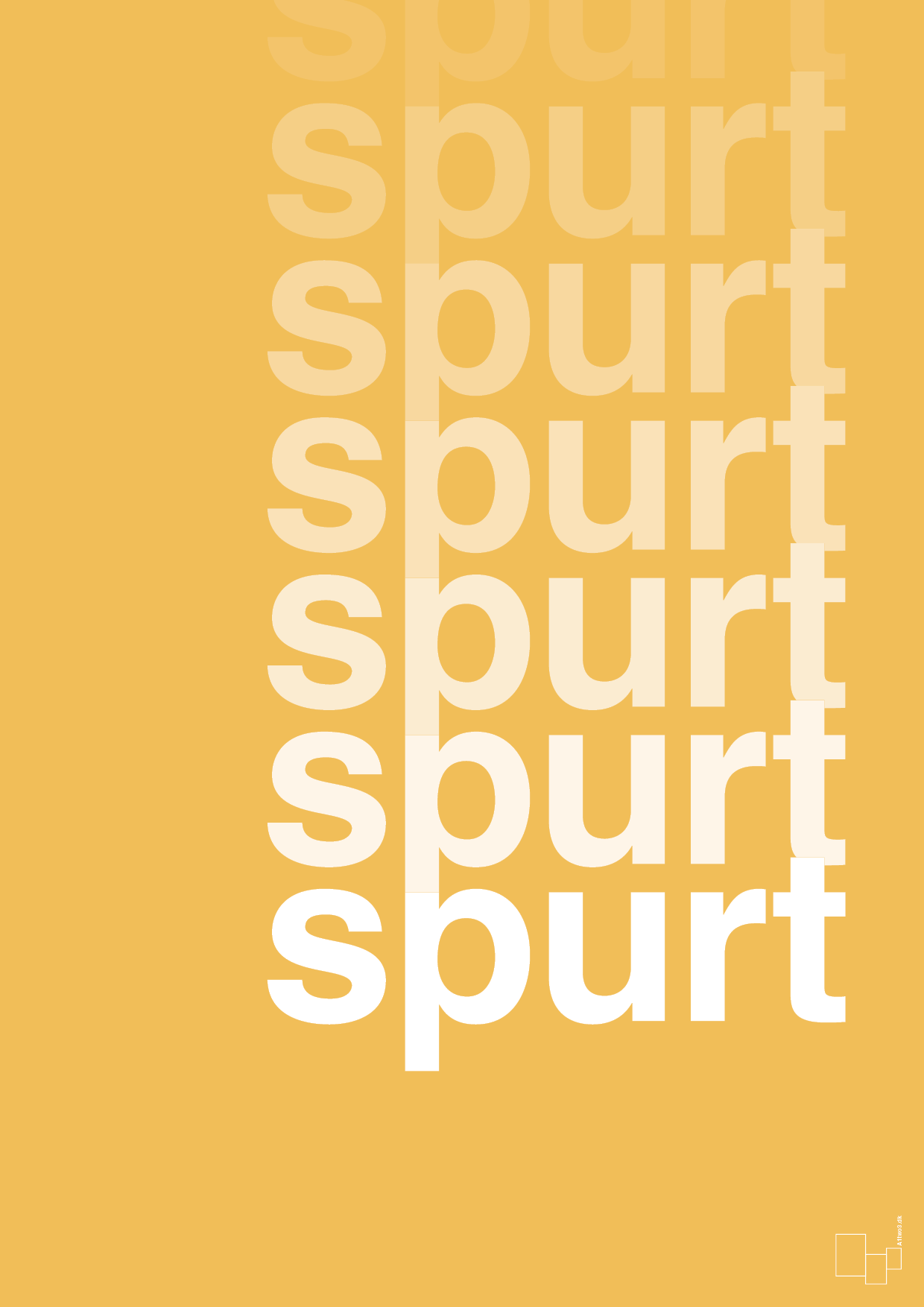 plakat: spurt - honeycomb-Retro-A1two3