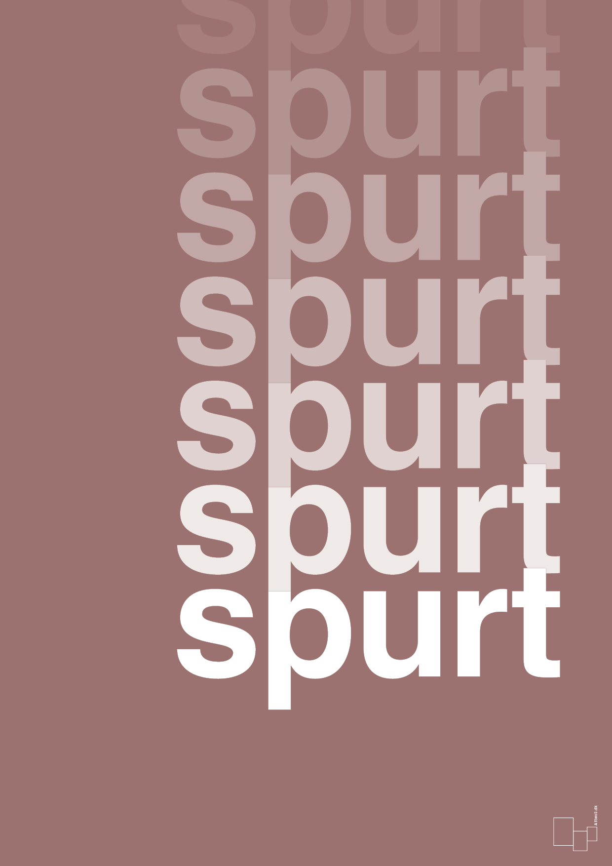 plakat: spurt - plum-Retro-A1two3