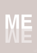 plakat: me we - broken beige-Retro-A1two3