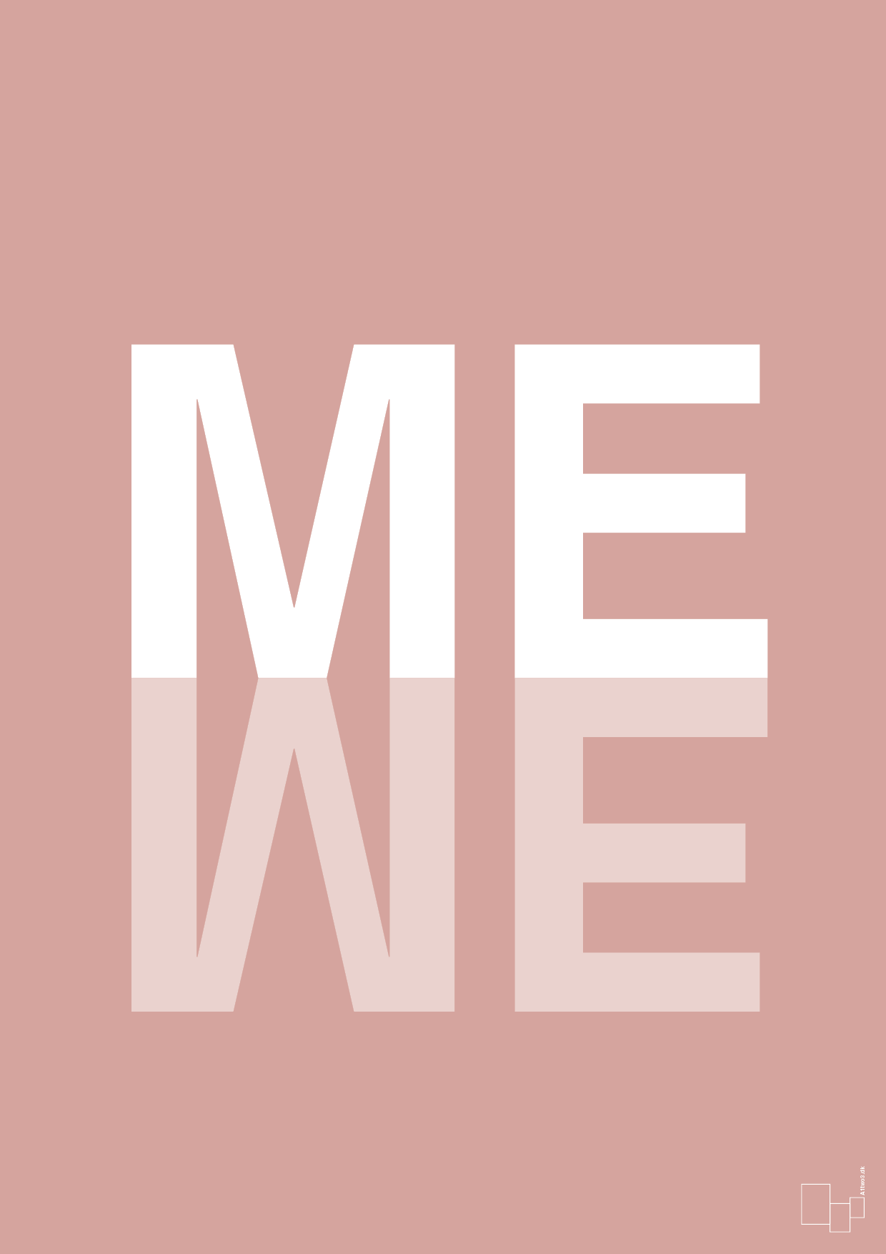 plakat: me we - bubble shell-Retro-A1two3