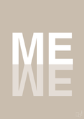plakat: me we - creamy mushroom-Retro-A1two3