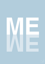 plakat: me we - heavenly blue-Retro-A1two3
