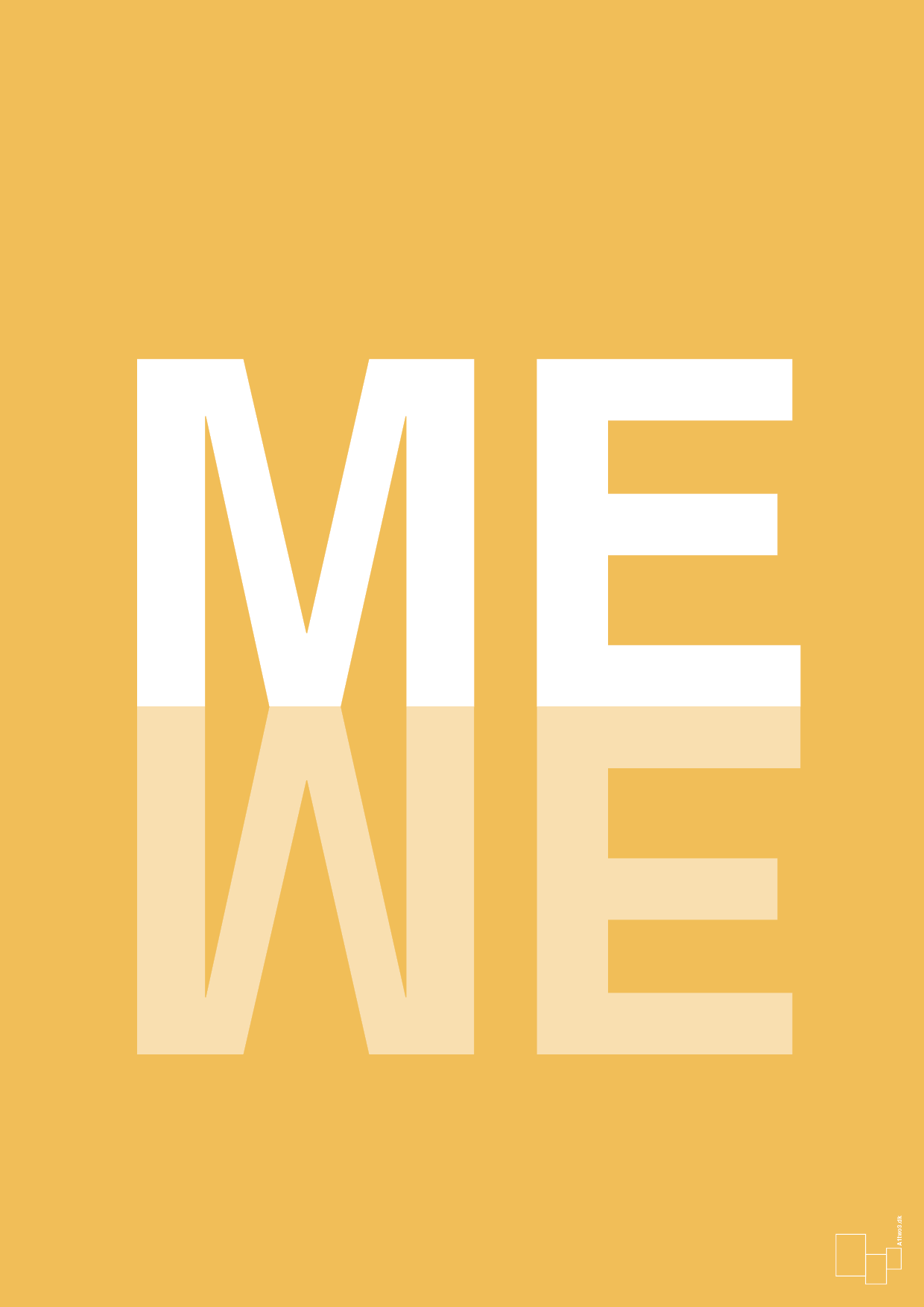 plakat: me we - honeycomb-Retro-A1two3