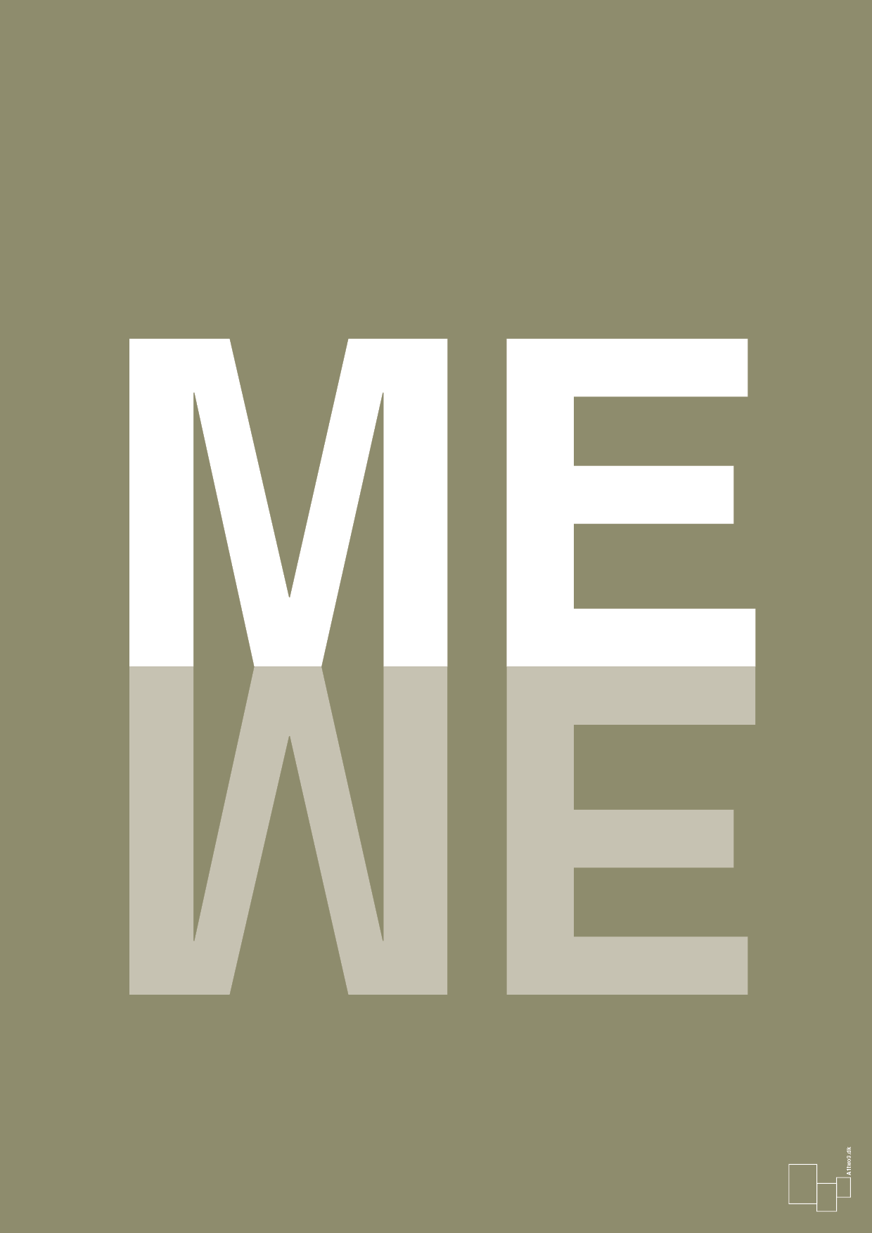 plakat: me we - misty forrest-Retro-A1two3