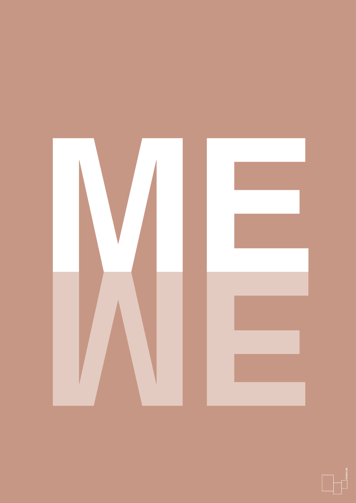 plakat: me we - powder-Retro-A1two3