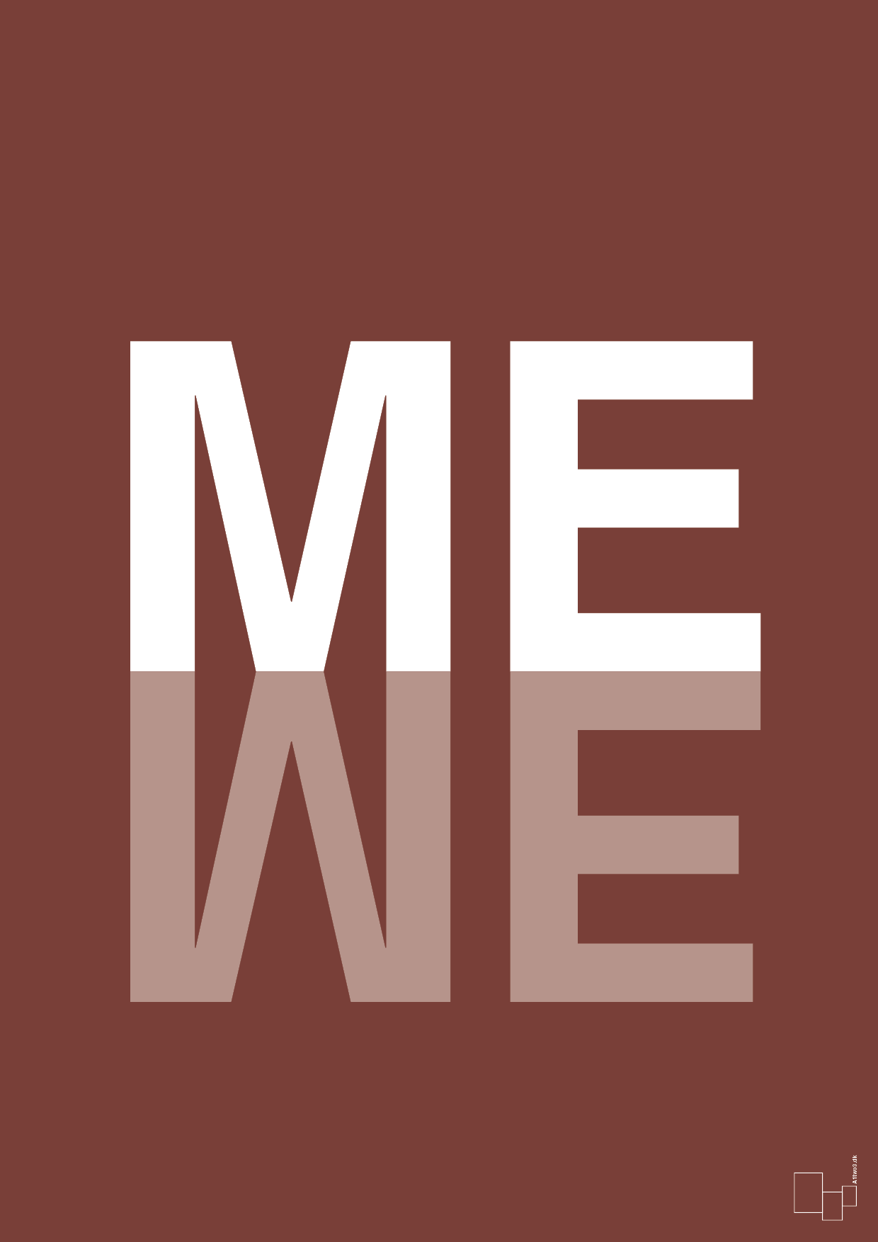plakat: me we - red pepper-Retro-A1two3