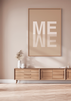 plakat: me we - creamy mushroom-Retro-A1two3