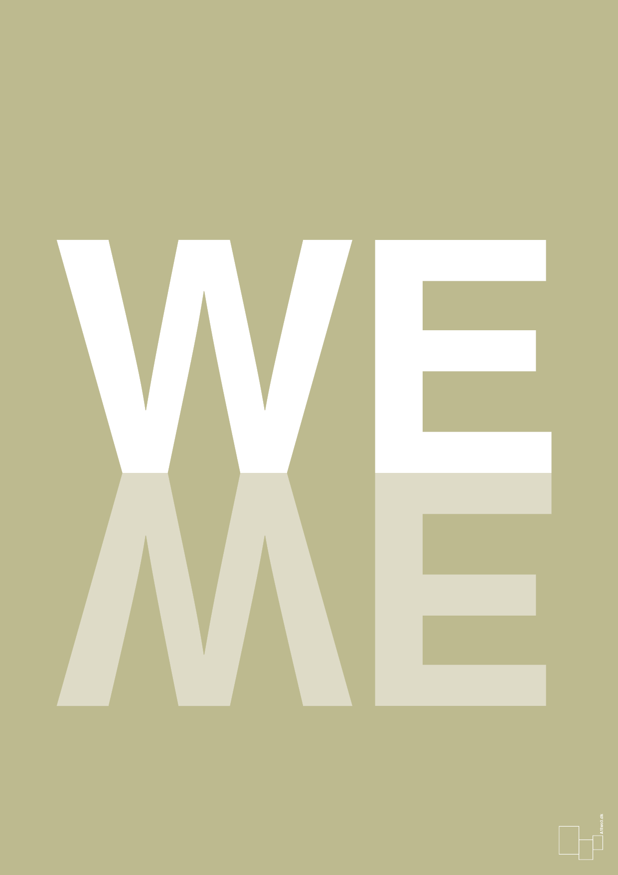 plakat: we me - back to nature-Retro-A1two3
