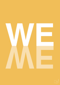 plakat: we me - honeycomb-Retro-A1two3