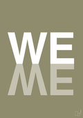 plakat: we me - misty forrest-Retro-A1two3
